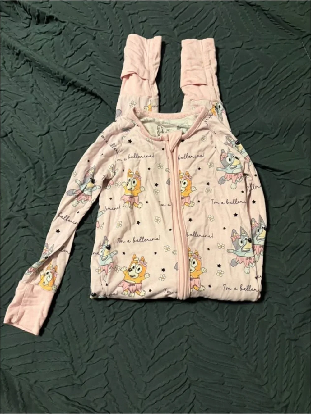 Bluey Ballerina bamboo zippy